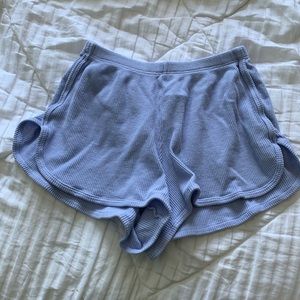 periwinkle shorts from Brandy Melville